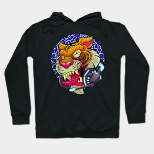 tiger flower Hoodie